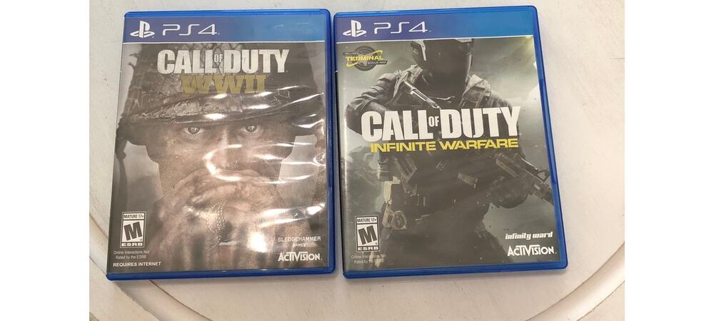 Call of Duty: WWII & Call of Duty: Infinite Warfare Sony PlayStation 4 PS4 Teste
